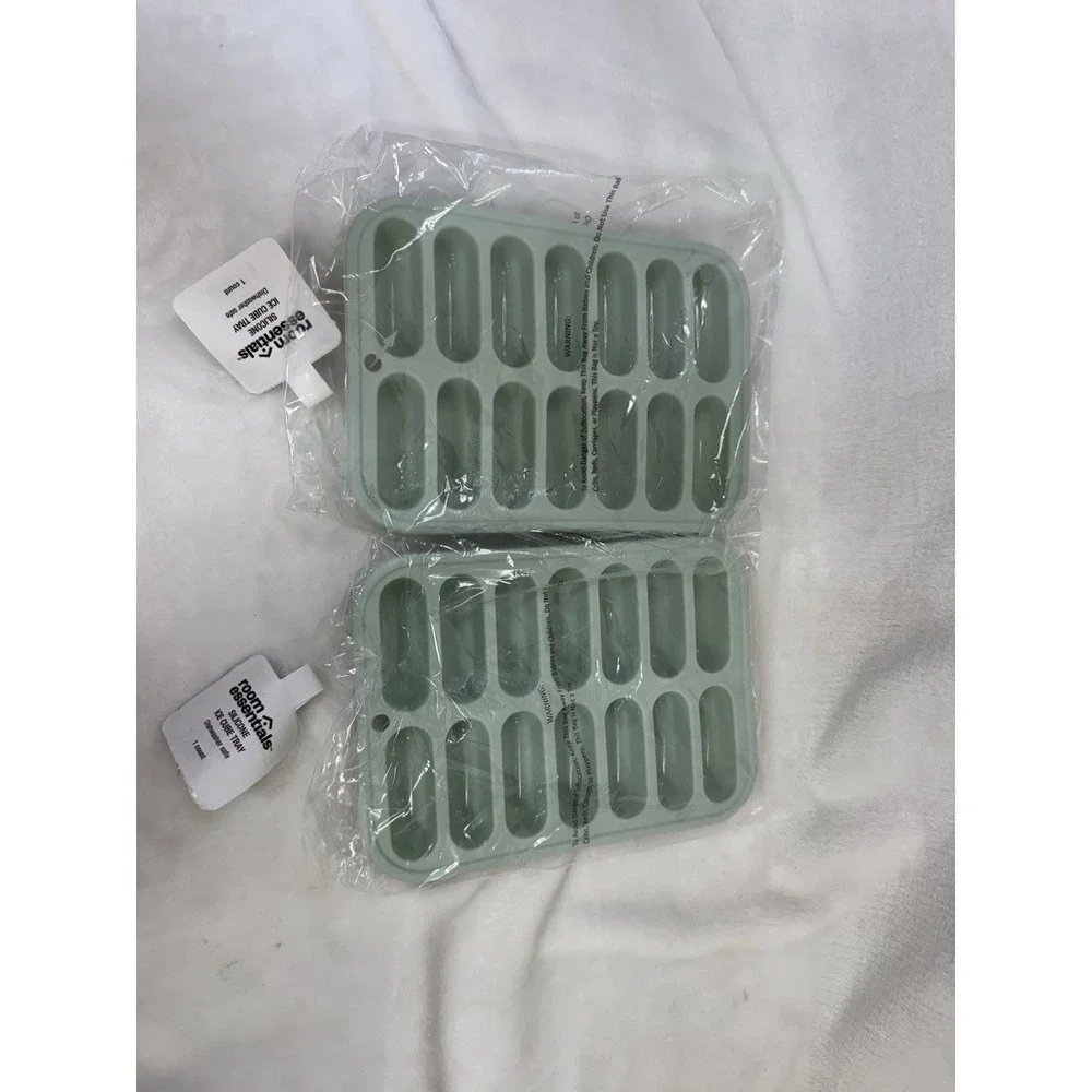Silicone Ice Cube Trays - Room Essentials - Mint Green *Lot of 2*